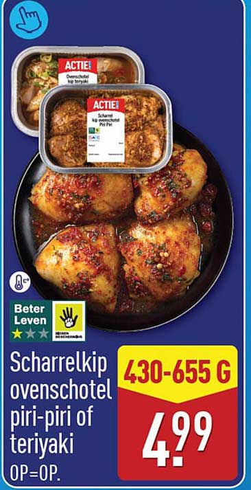 Scharrelkip ovenschotel piri-piri of teriyaki 430-655 g