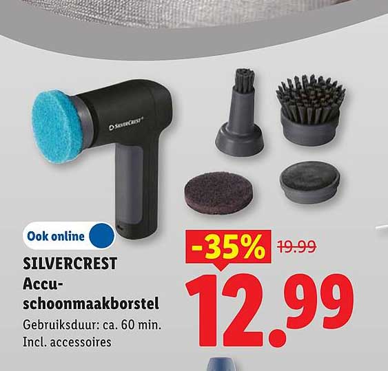 SILVERCREST Accu-schoonmaakborstel -35%