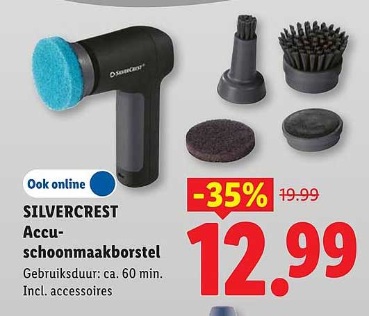 SILVERCREST Accu-schoonmaakborstel