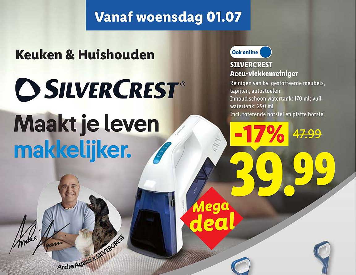 SILVERCREST Accu-vlekkenreiniger Mega deal