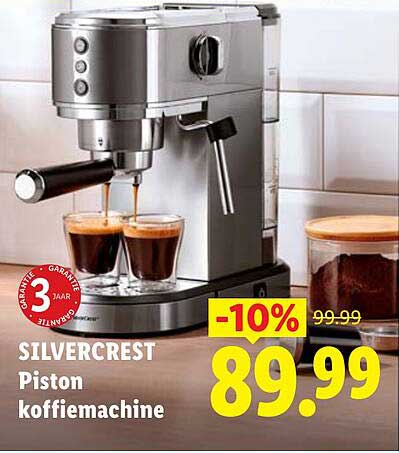 SILVERCREST Piston koffiemachine -10%