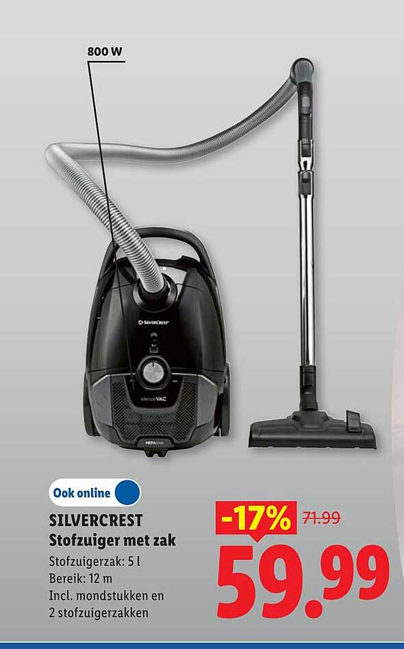 SILVERCREST Stofzuiger met zak