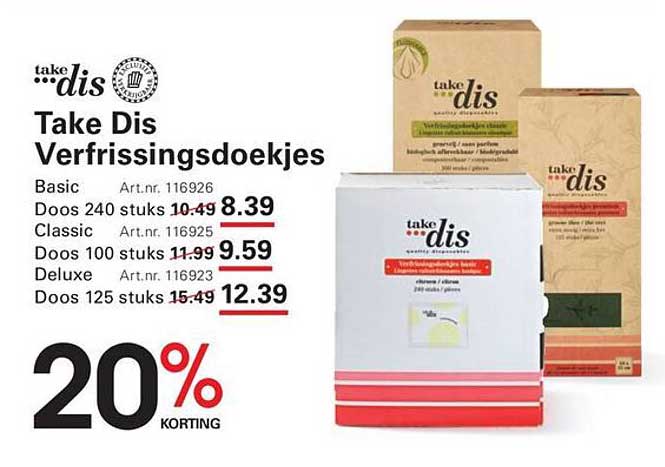 Take Dis Verfrissingsdoekjes