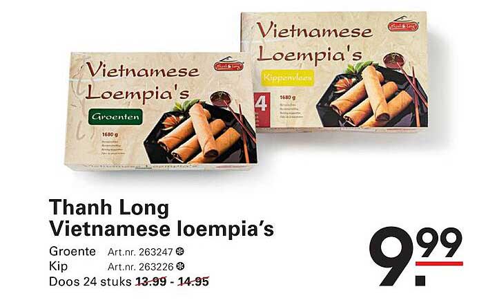Thanh Long Vietnamese loempia’s