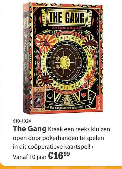 The Gang Kraak een reeks kluizen open door pokerhanden te spelen in dit coöperatieve kaartspel!