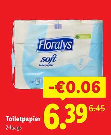 Toiletpapier 2-laags