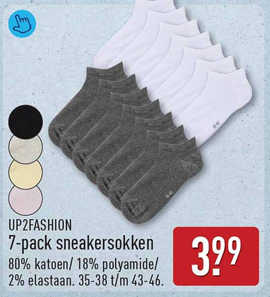 UP2FASHION 7-pack sneakersokken