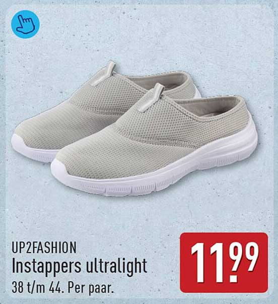 UP2FASHION Instappers ultralight 38 t/m 44. Per paar.