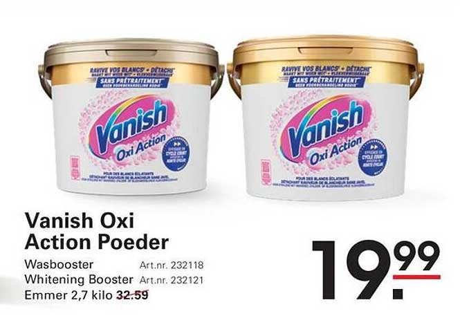 Vanish Oxi Action Poeder