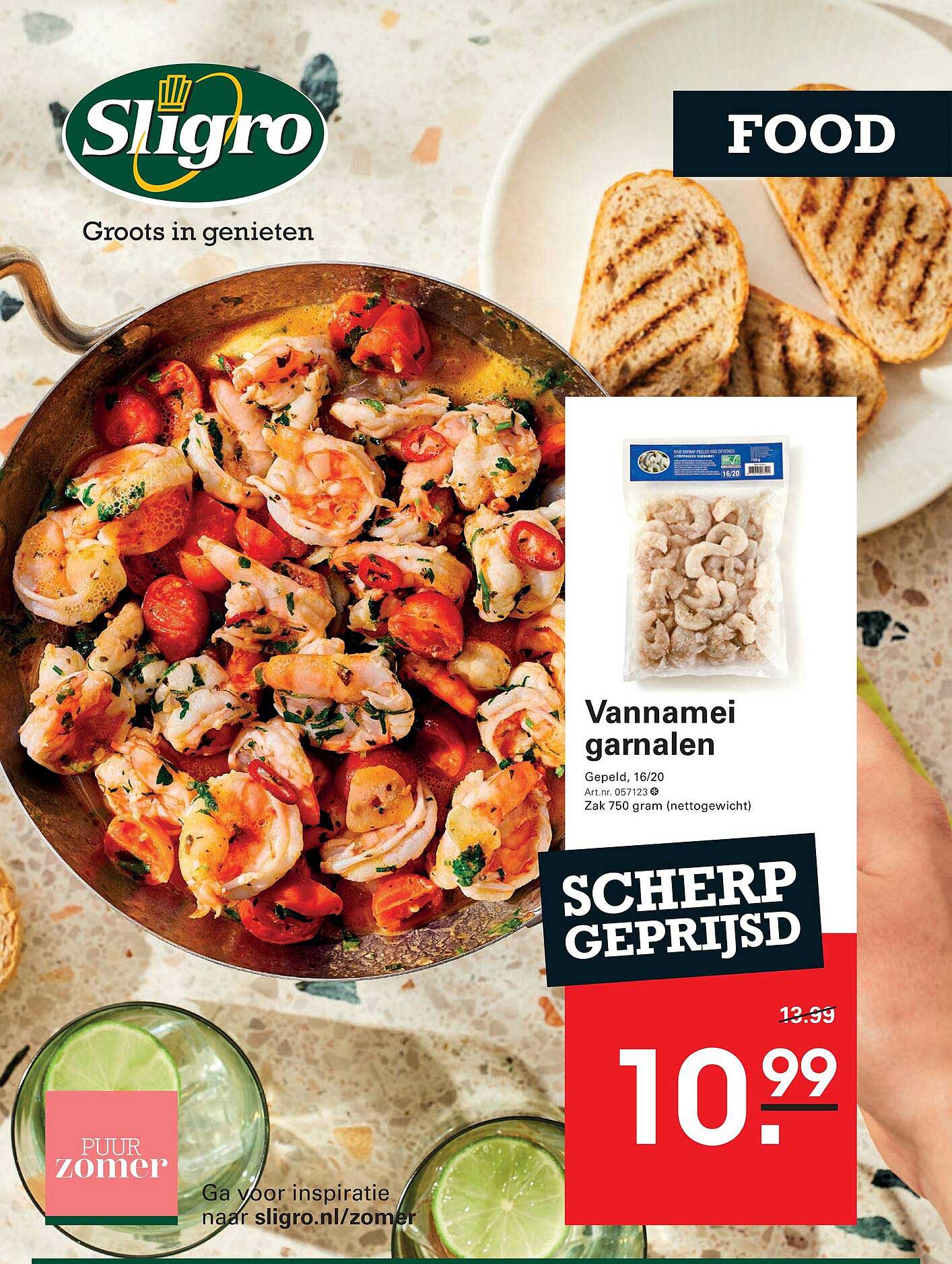 Vannamei garnalen - Gepeld, 16/20 - Scherp geprijsd