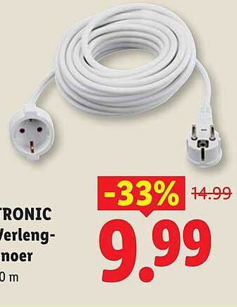 Verlengsnoer -33%