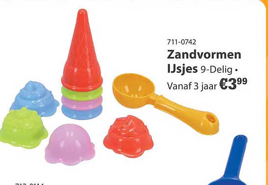 Zandvormen IJsjes 9-Delig