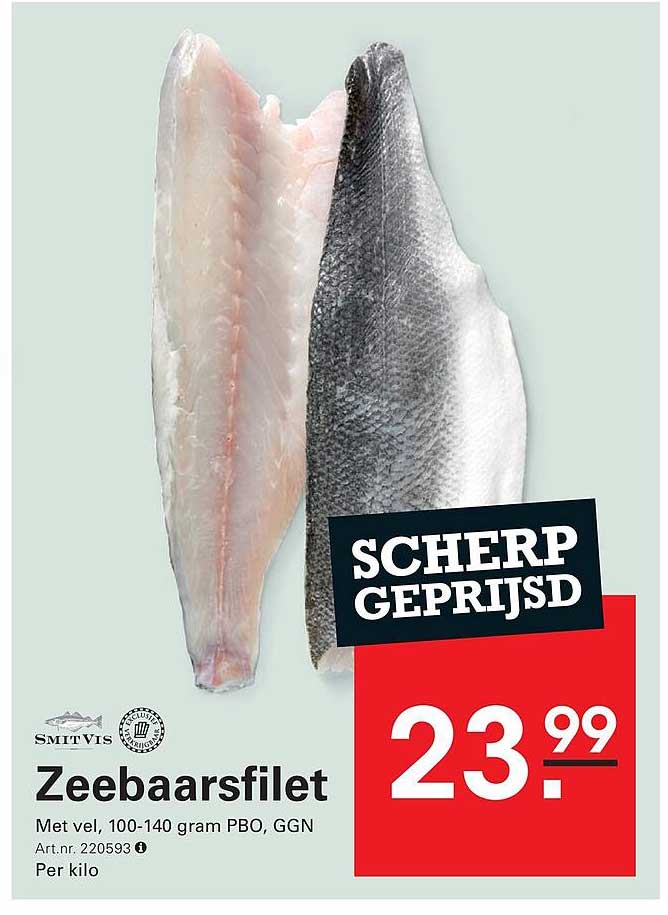 Zeebaarsfilet
