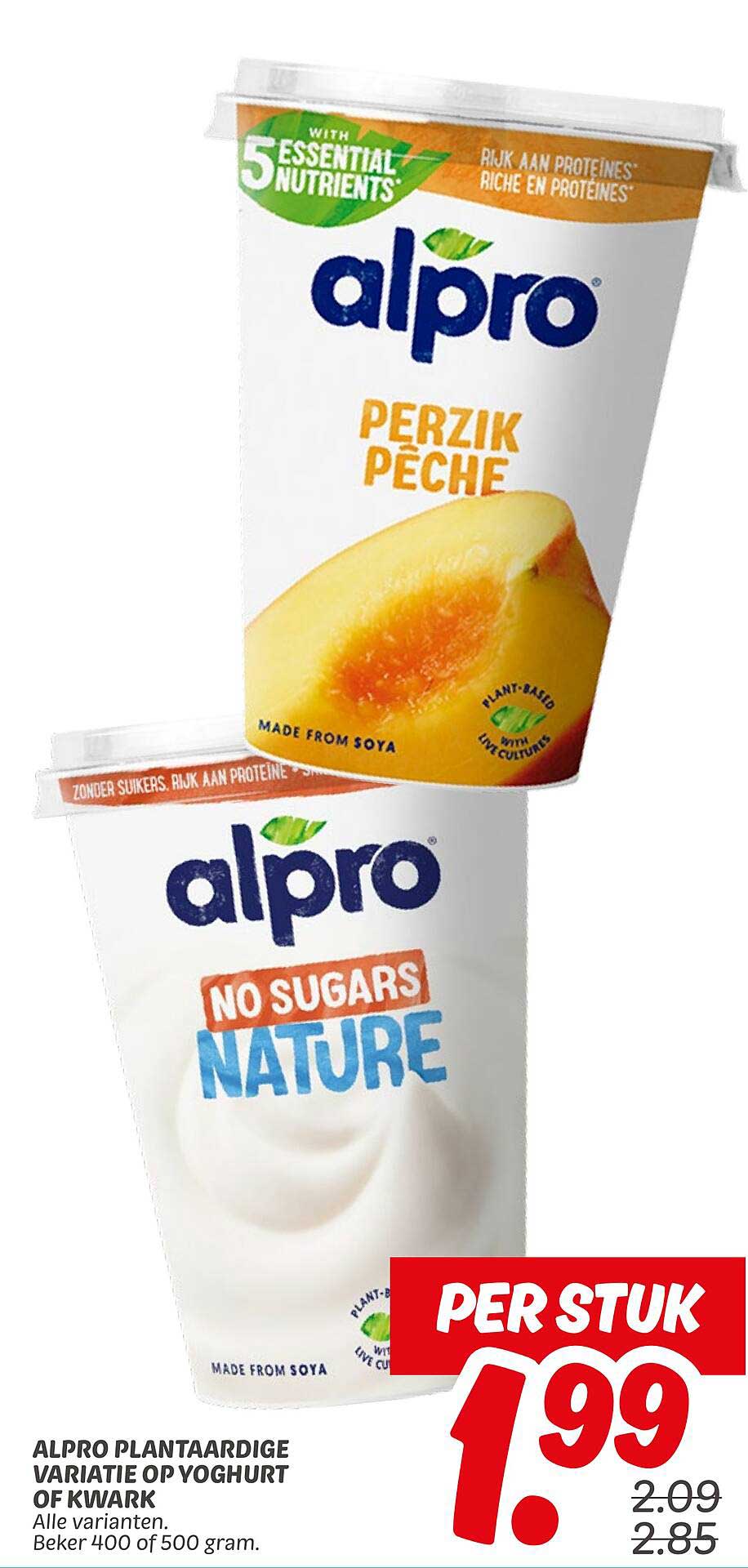 ALPRO PLANTAARDIGE VARIATIE OP YOGHURT OF KWARK