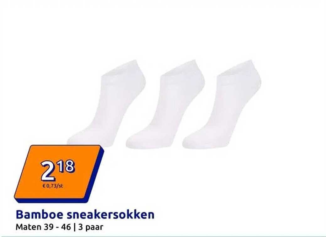 Bamboe sneakersokken