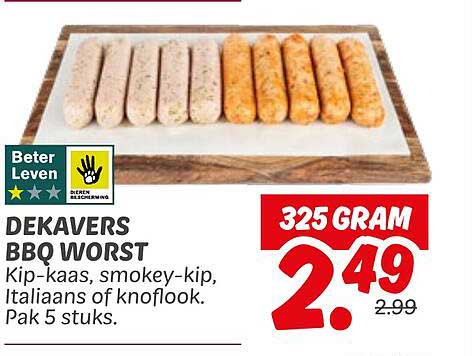 DEKAVERS BBQ WORST