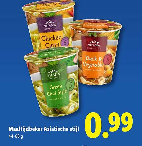 Maaltijdbeker Aziatische stijl