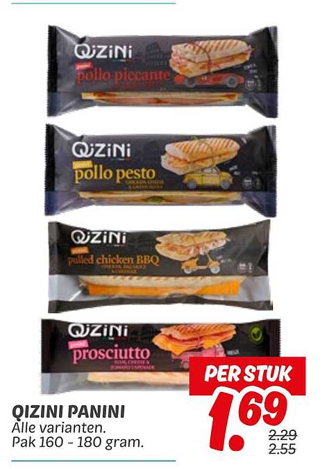 Qizini Panini - Alle varianten