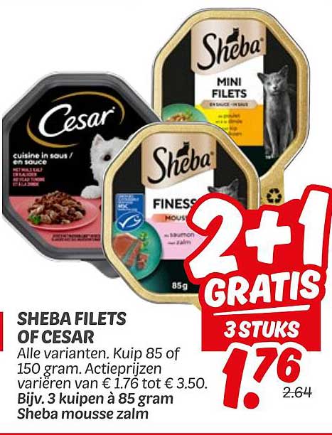 SHEBA FILETS OF CESAR