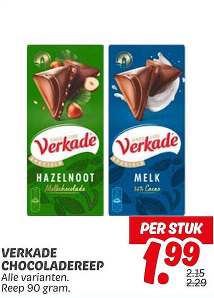 VERKADE CHOCOLADEREEP