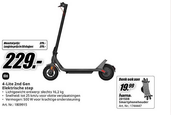 4-Lite 2nd Gen Elektrische step