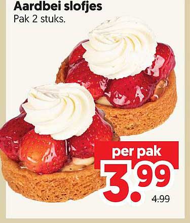 Aardbei slofjes