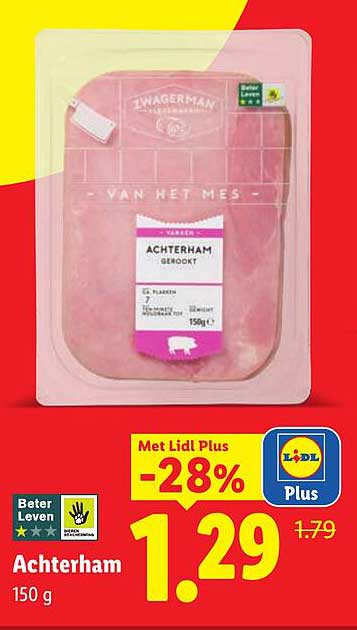 Achterham 150 g