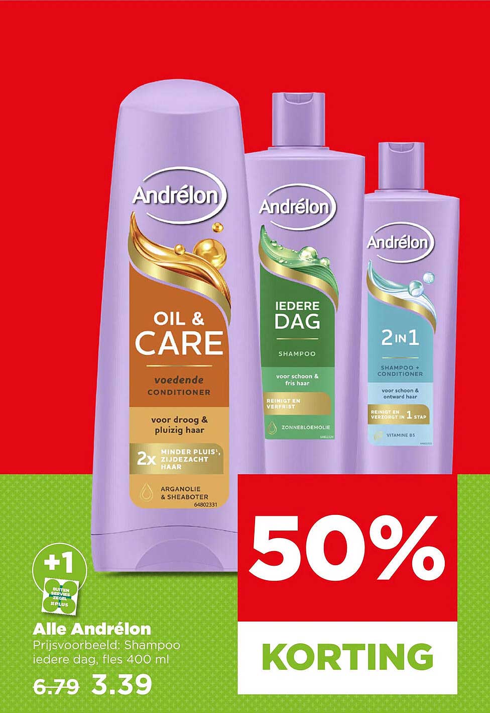 Alle Andrélon 50% korting