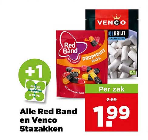 Alle Red Band en Venco Stazakken +1