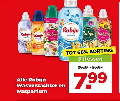 Alle Robijn Wasverzachter en wasparfum TOT 66% KORTING