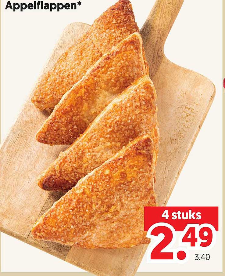 Appelflappen* 4 stuks