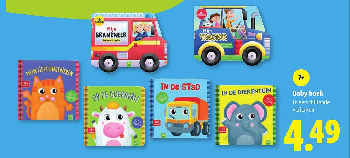 Baby boek In verschillende varianten 1+