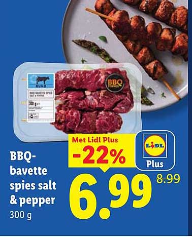 BBQ-bavette spies salt & pepper 300 g