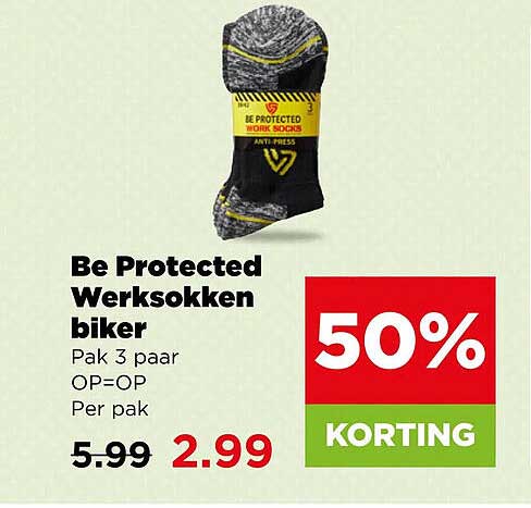 Be Protected Werksokken biker