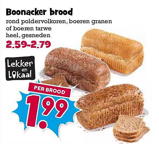 Boonacker brood rond poldervolkoren, boeren granen of boeren tarwe heel, gesneden