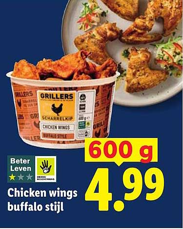 Chicken wings buffalo stijl