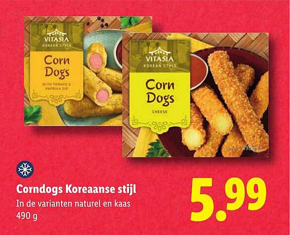 Corndogs Koreaanse stijl