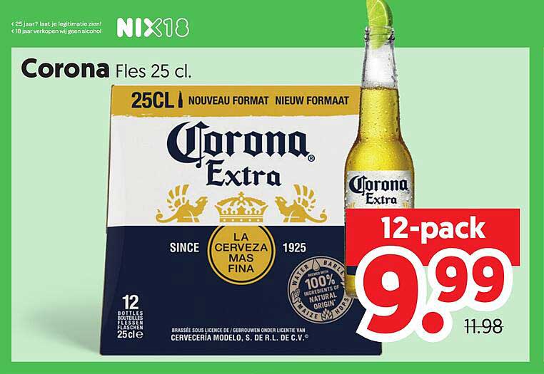 Corona Fles 25 cl.