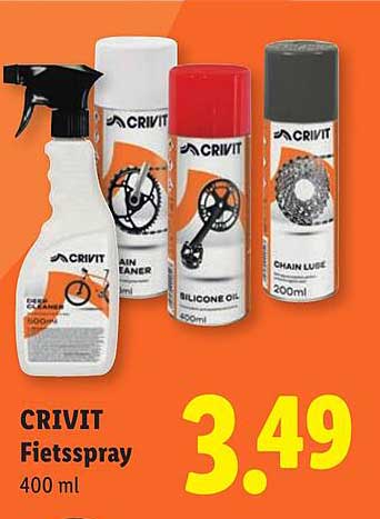 CRIVIT Fietsspray 400 ml