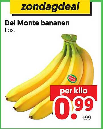 Del Monte bananen Los.