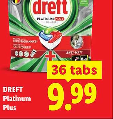 DREFT Platinum Plus 36 tabs