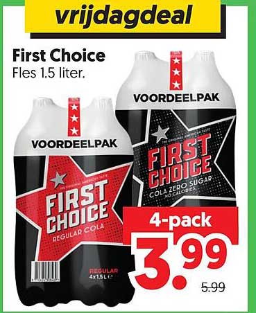 First Choice Fles 1.5 liter