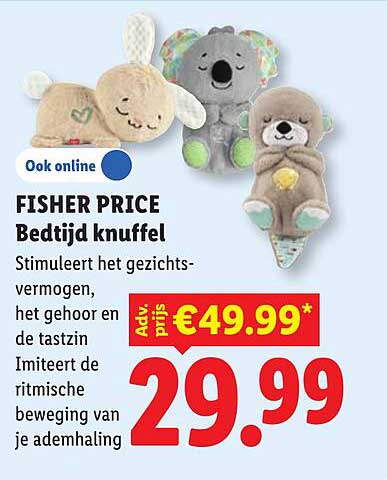 FISHER PRICE Bedtijd knuffel