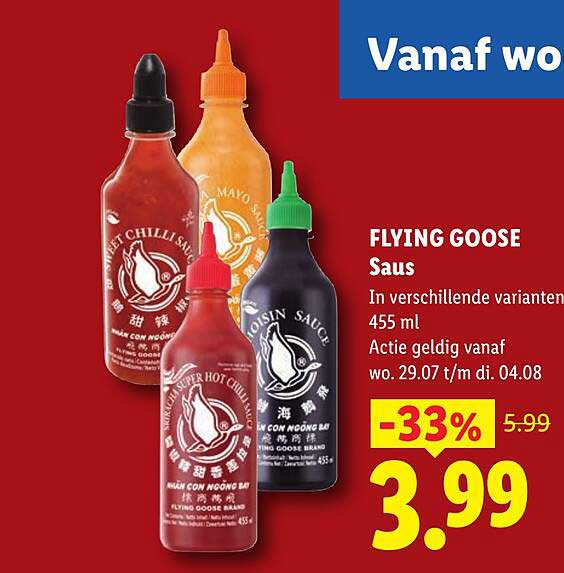 FLYING GOOSE Saus