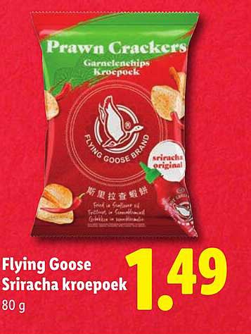 Flying Goose Sriracha kroepoek