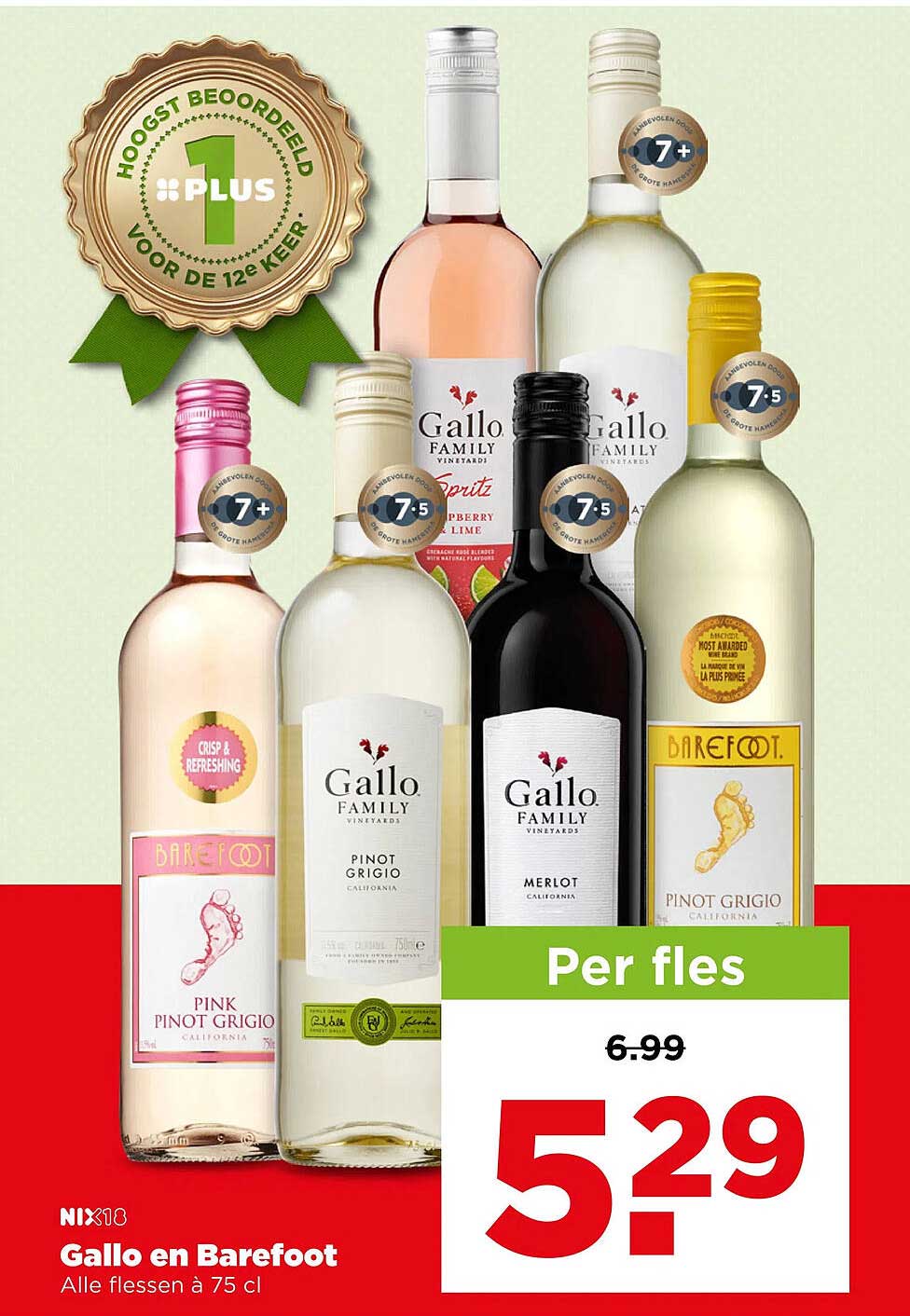Gallo en Barefoot Alle flessen à 75 cl