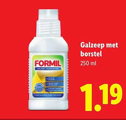Galzeep met borstel 250 ml