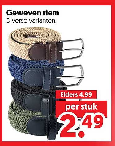 Geweven riem Diverse varianten.