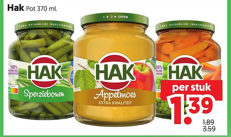 Hak Pot 370 ml.