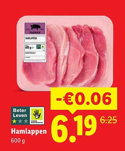 Hamlappen 600 g